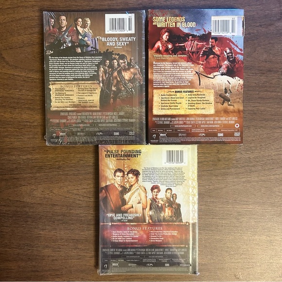 Spartacus DVD Various Seasons Lot Of 3 SEALED - Vengeance, Blood & Sand, Etc. - Picture 2 of 3